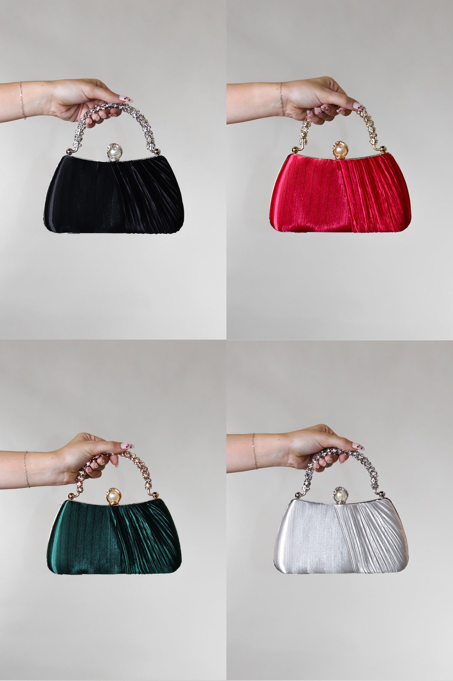 Oscar Winning Purse - Green - Red - Silver - Black