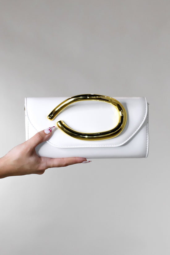 Can't Go Purse - Brown - Red - White - Print