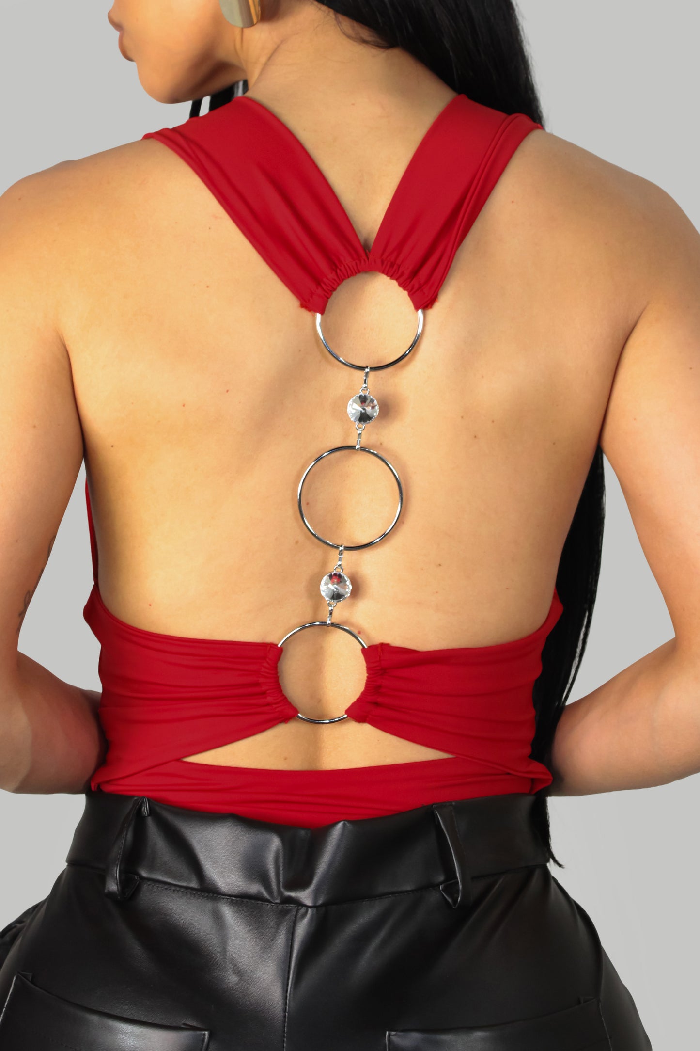 Easy Going Bodysuit - Red