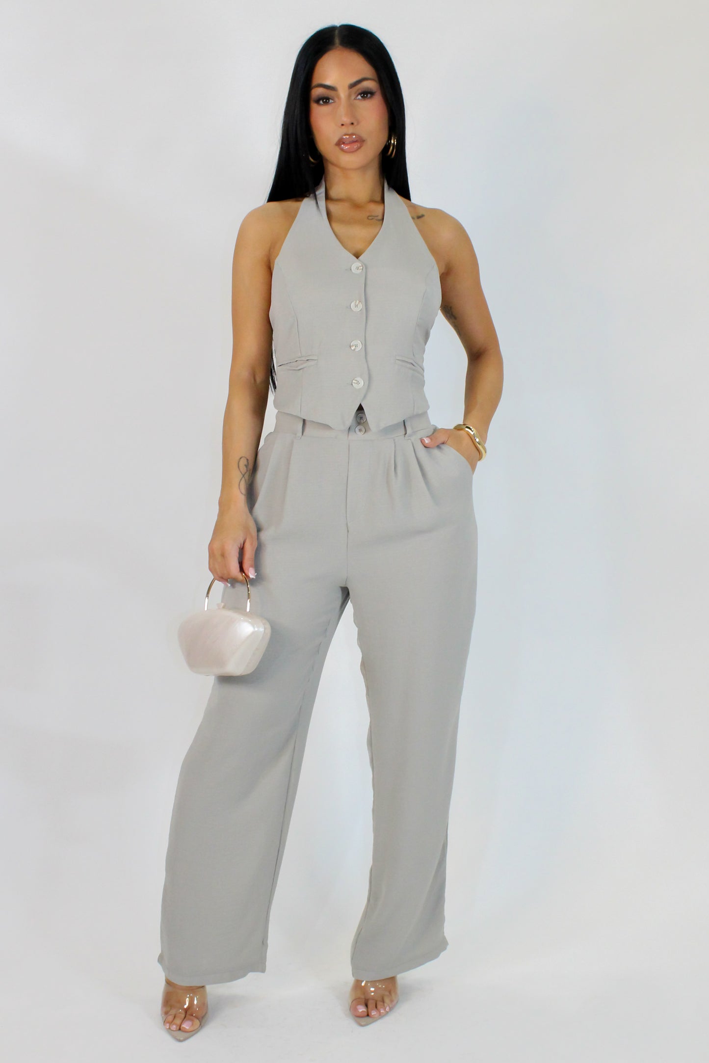 Coastal Pant Set - Sage