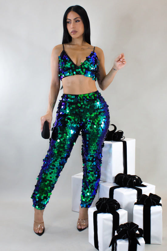 Shine On Me Pant Set - Multi