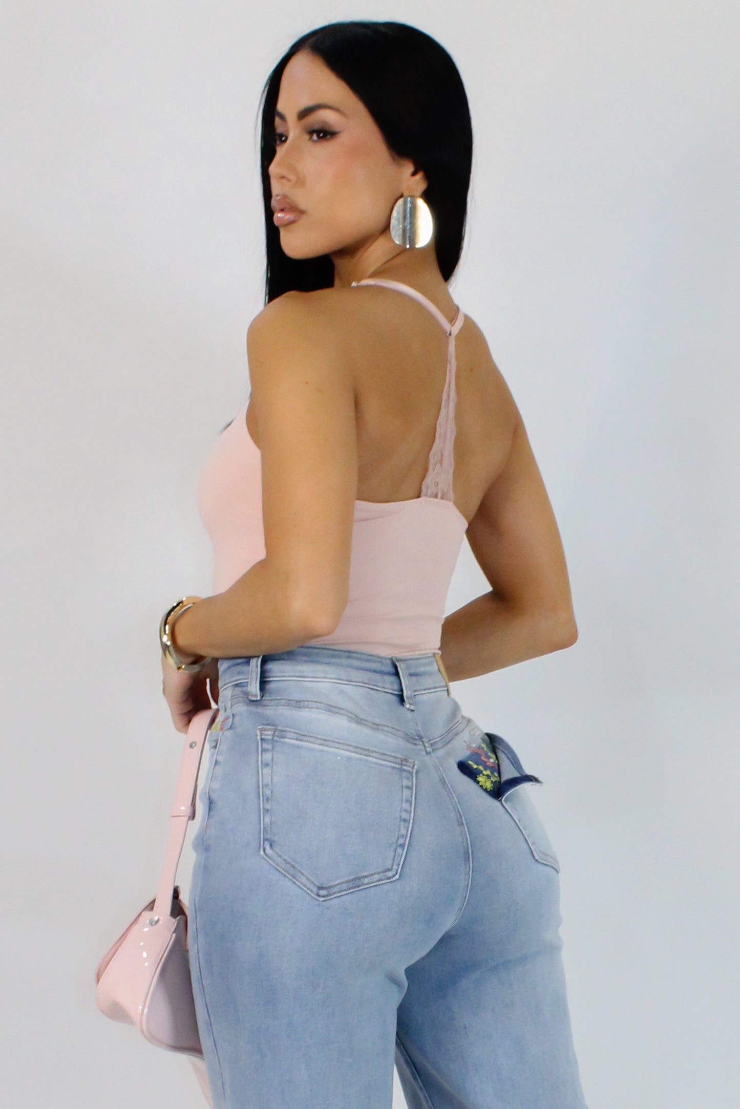 Hear Me Out Bodysuit - Mauve