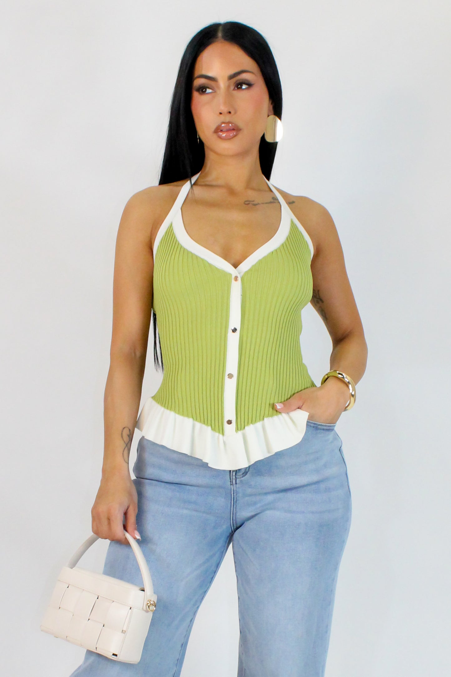 In Your Mind Top - Green