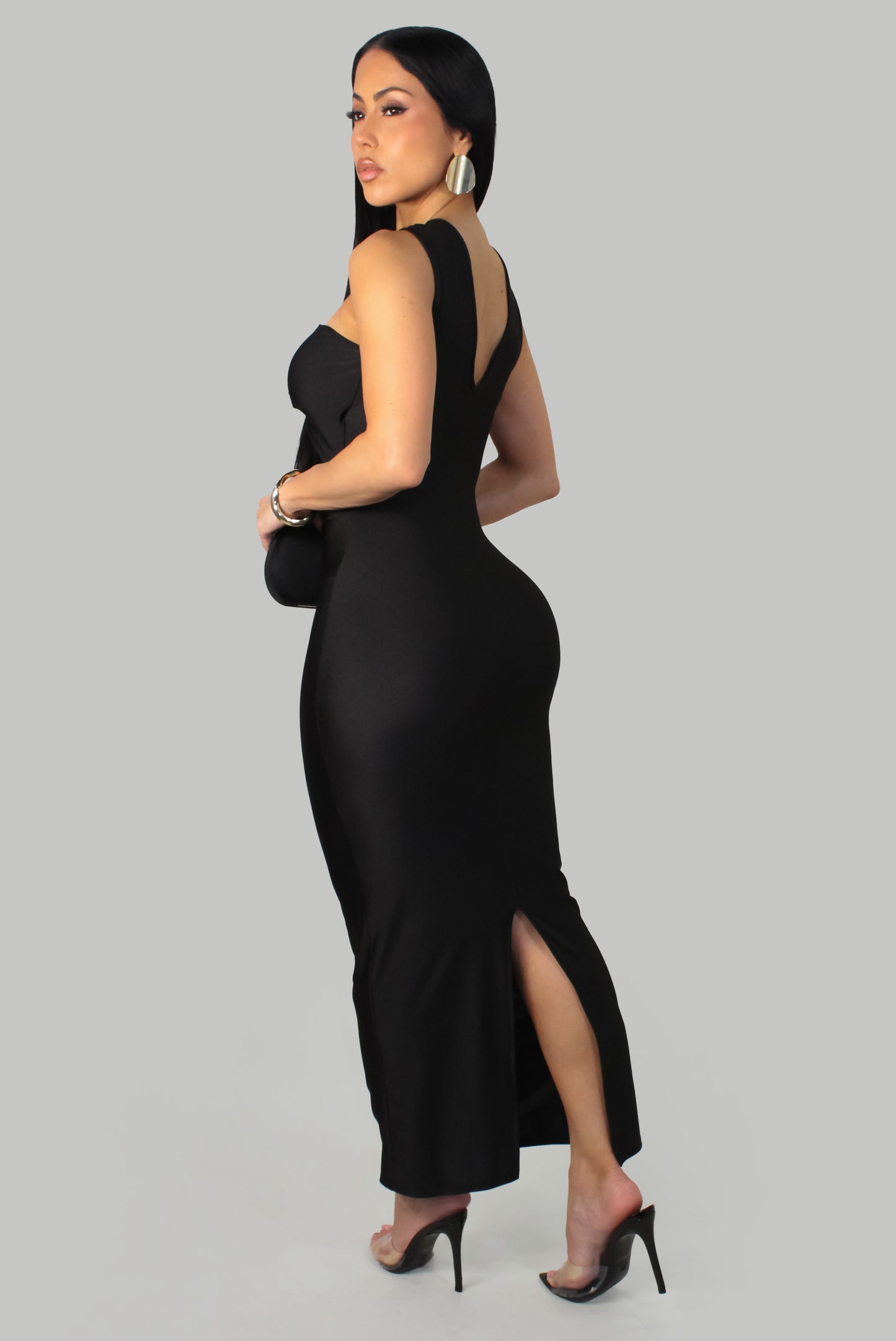 Just Staying Dress - Black