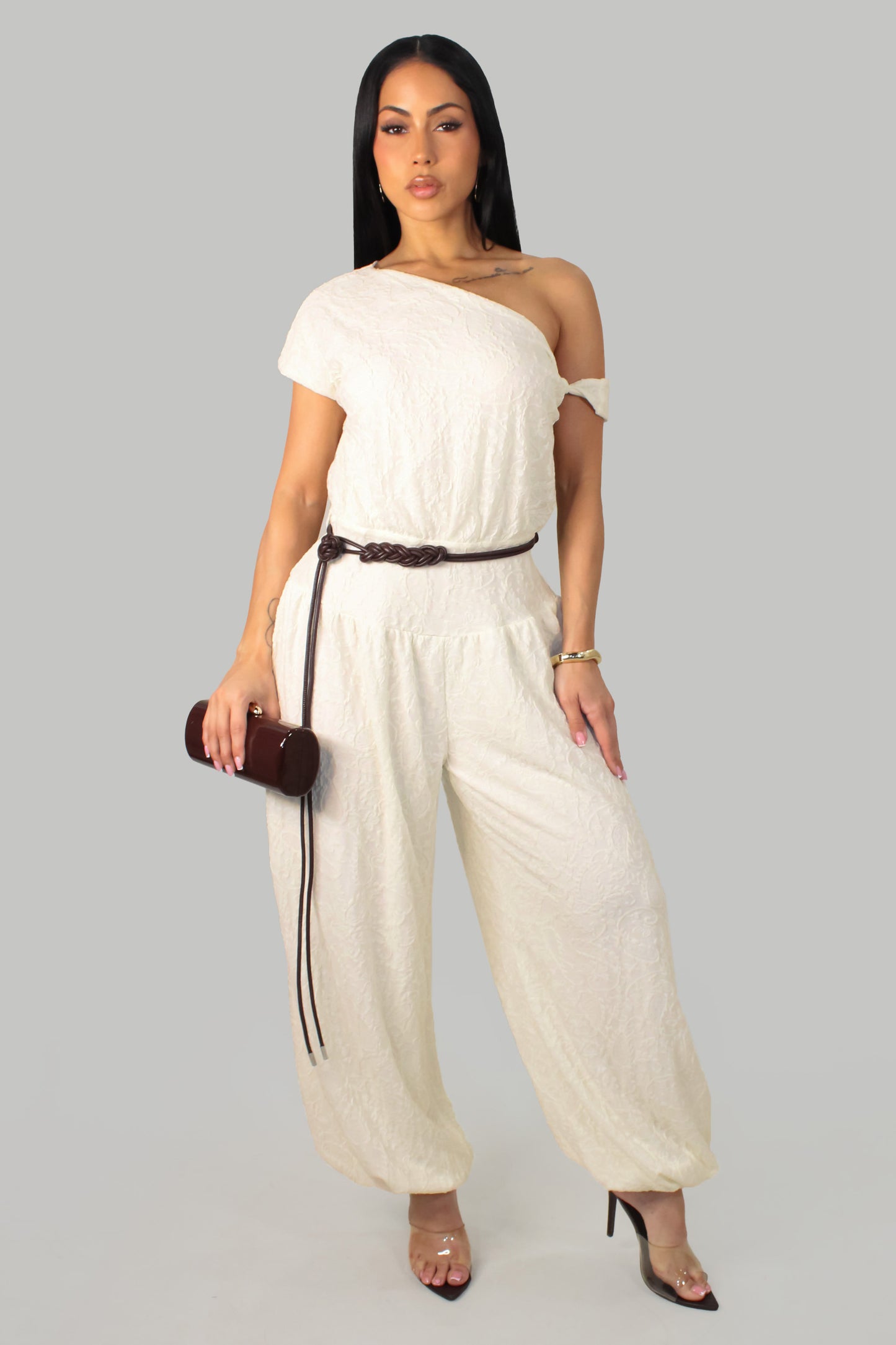 Unforgiven Jumpsuit - Ivory