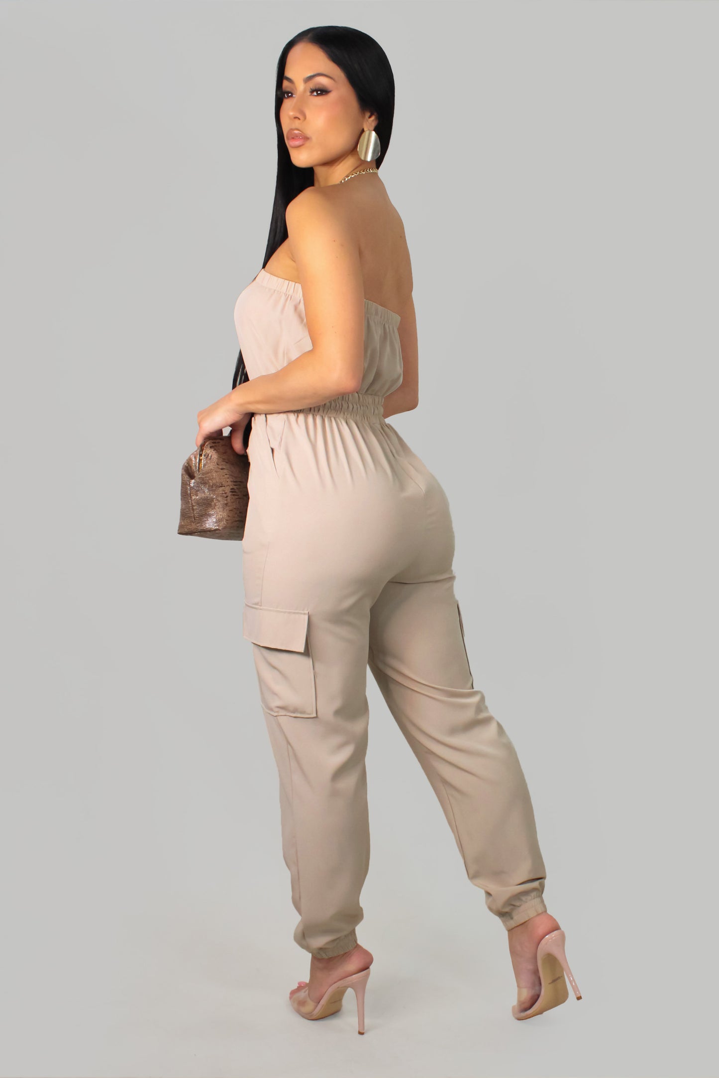 Nancy's Jumpsuit - Beige
