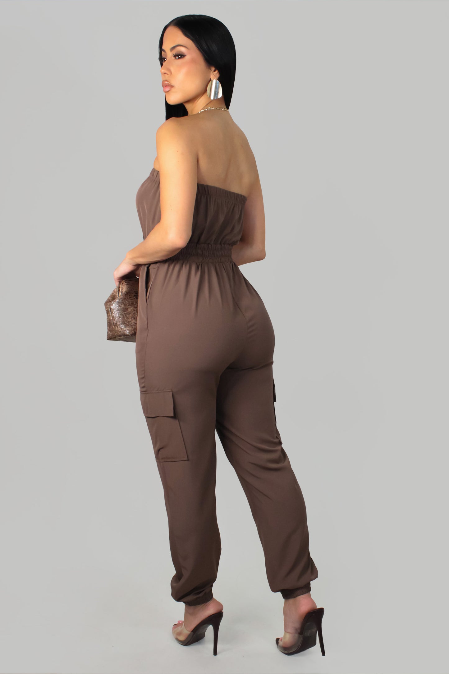 Nancy's Jumpsuit - Brown