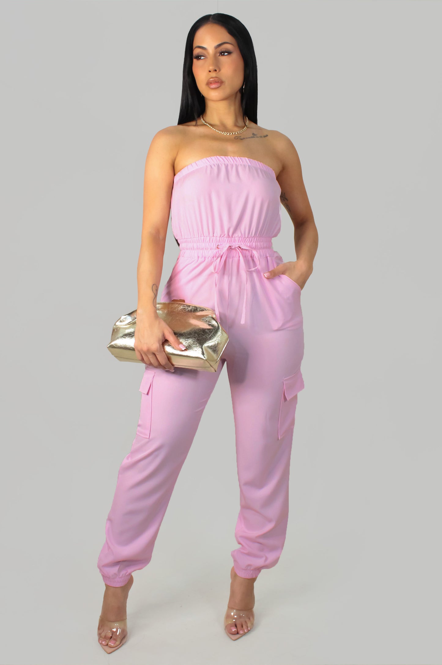 Nancy's Jumpsuit - Pink