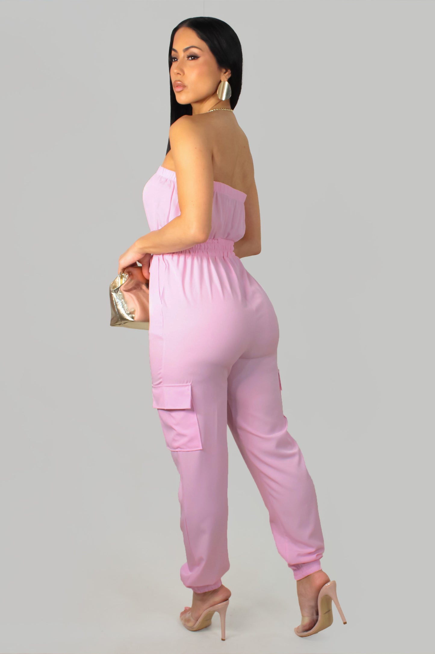 Nancy's Jumpsuit - Pink