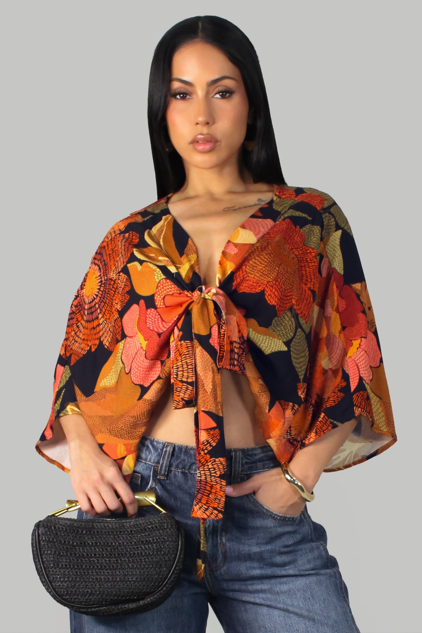 Amaura Versatile Top - Rust-Orange