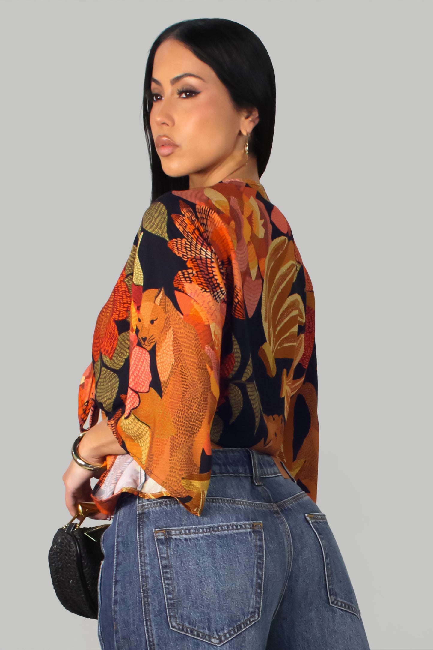 Amaura Versatile Top - Rust-Orange