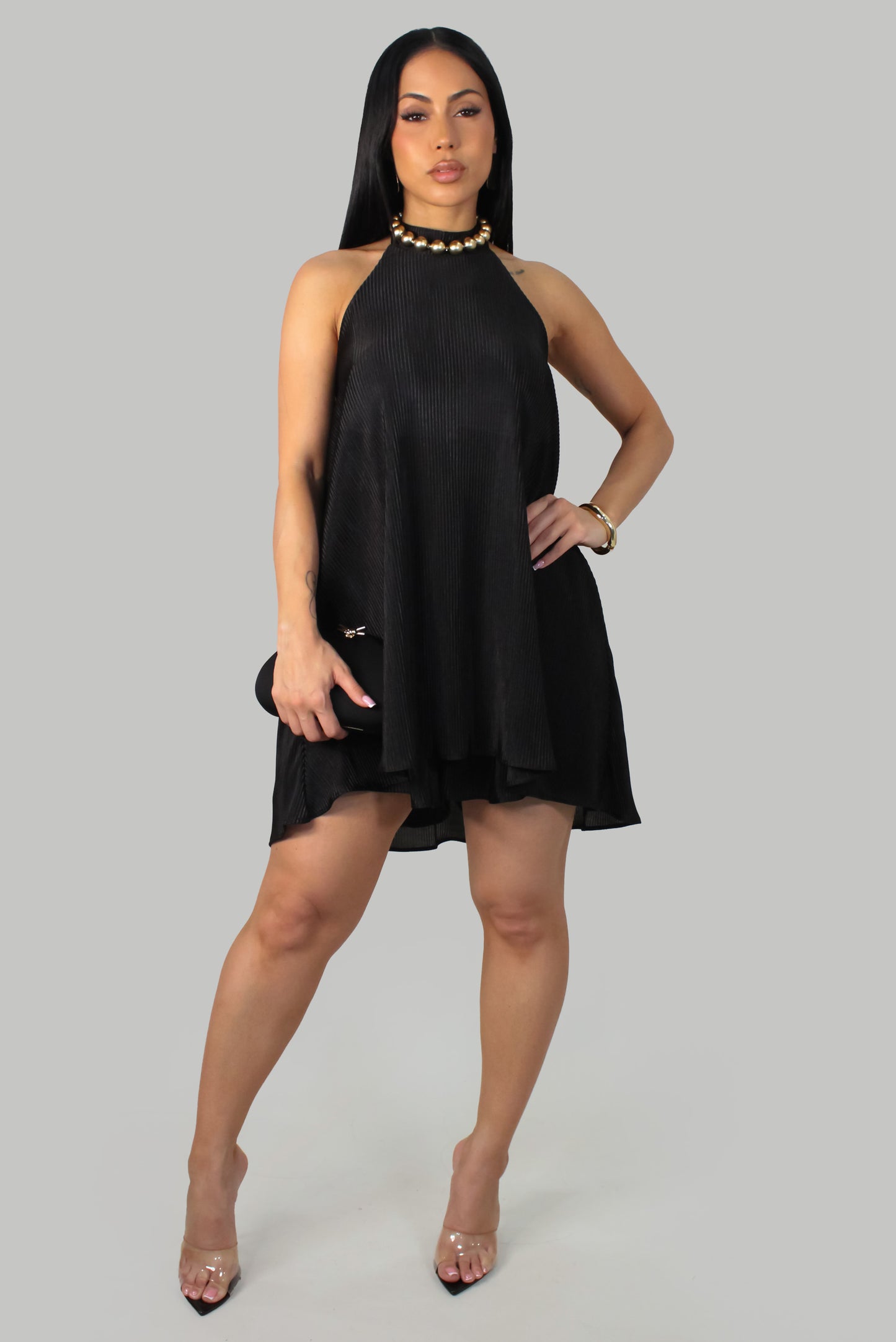 Too Much Romper - Black