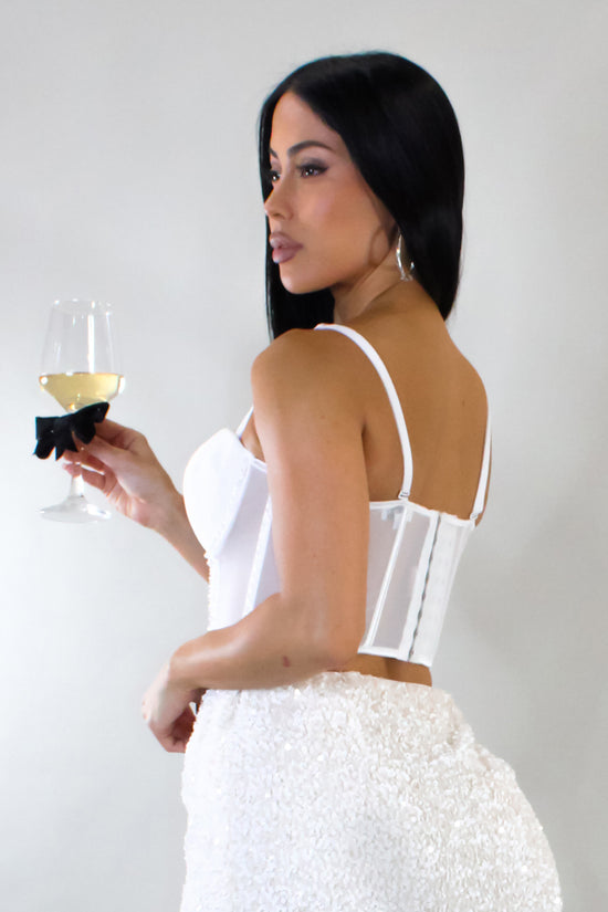 Bustier Top - White
