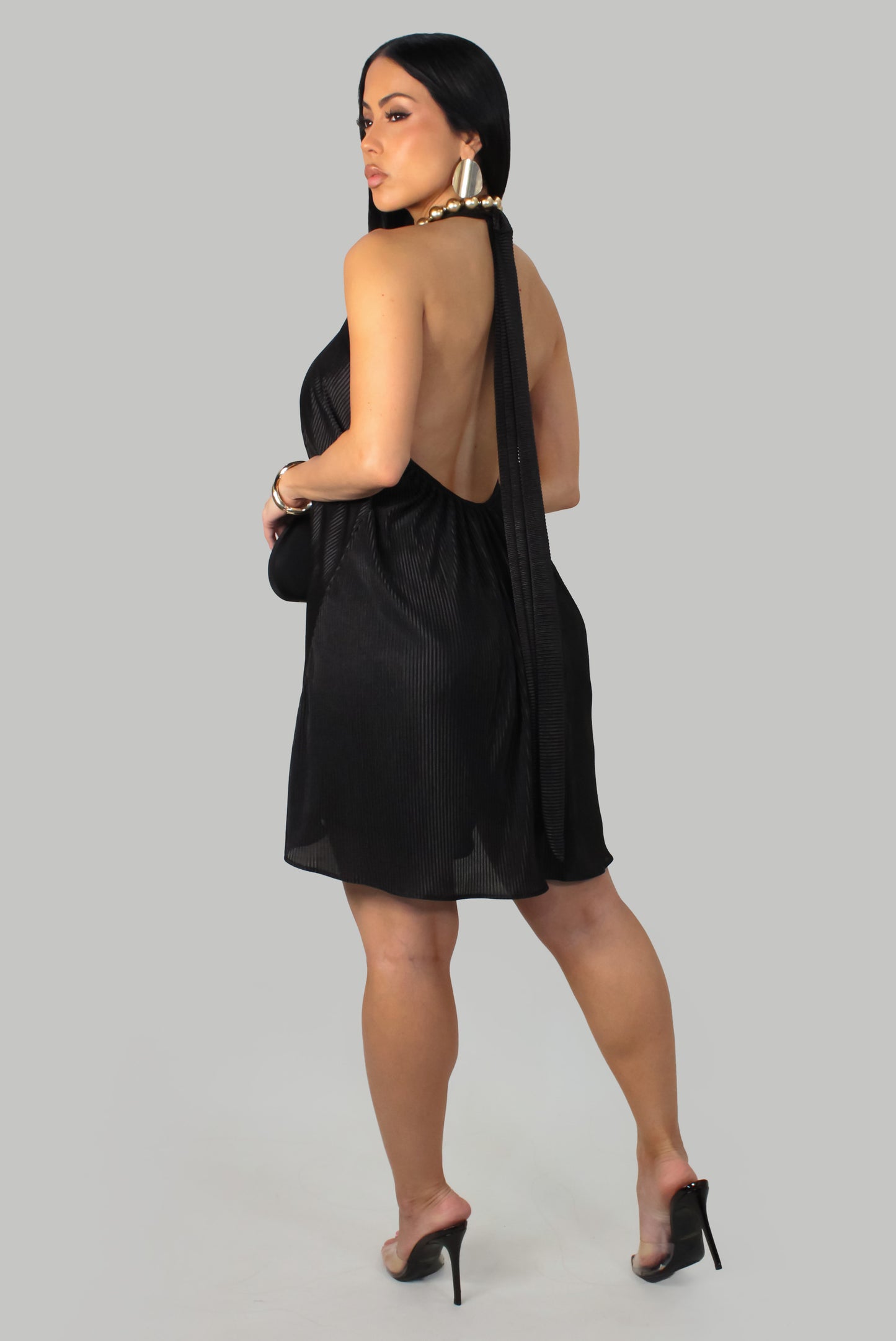 Too Much Romper - Black