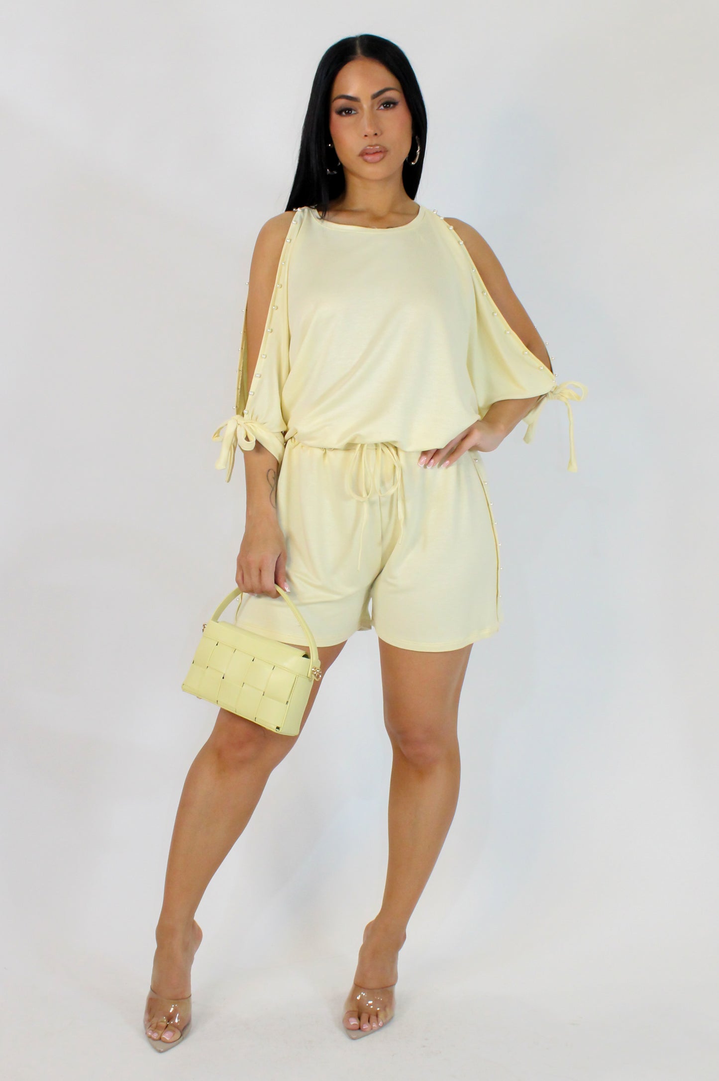 Your Way Short Set - Yellow