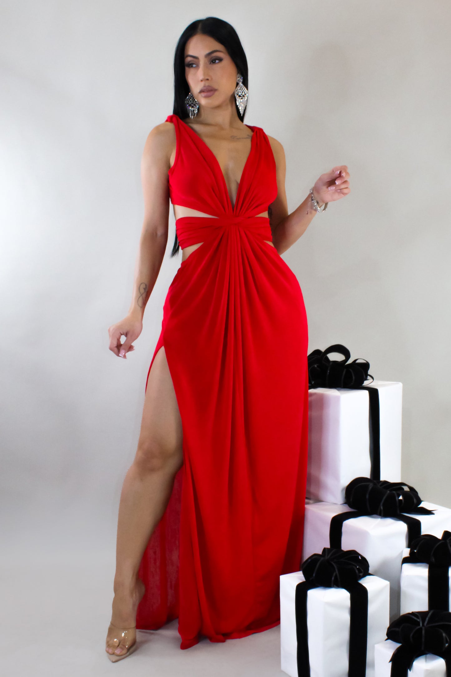 For The Gram Maxi Dress - Red