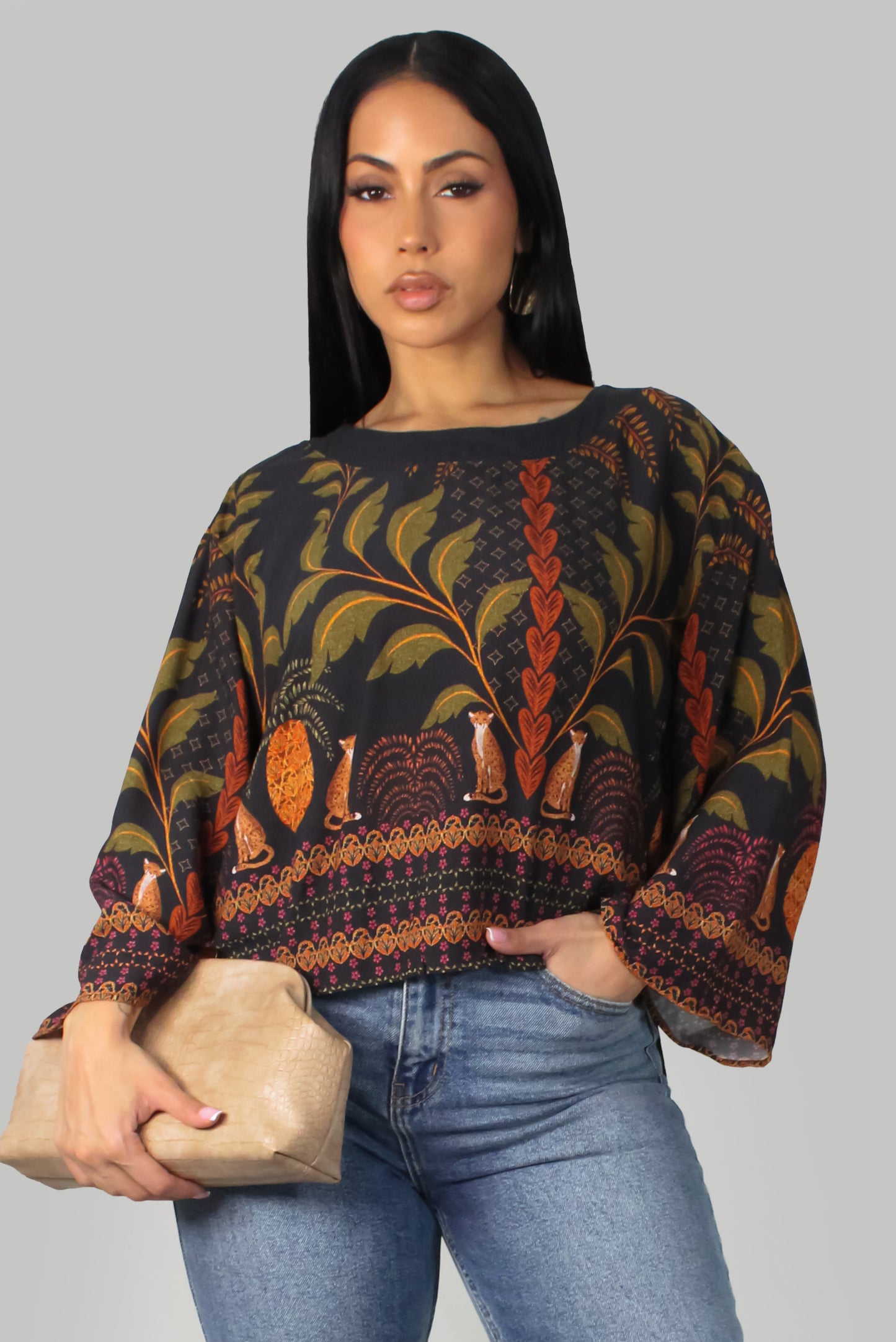 Amaura II Versatile Top - Black-Multi