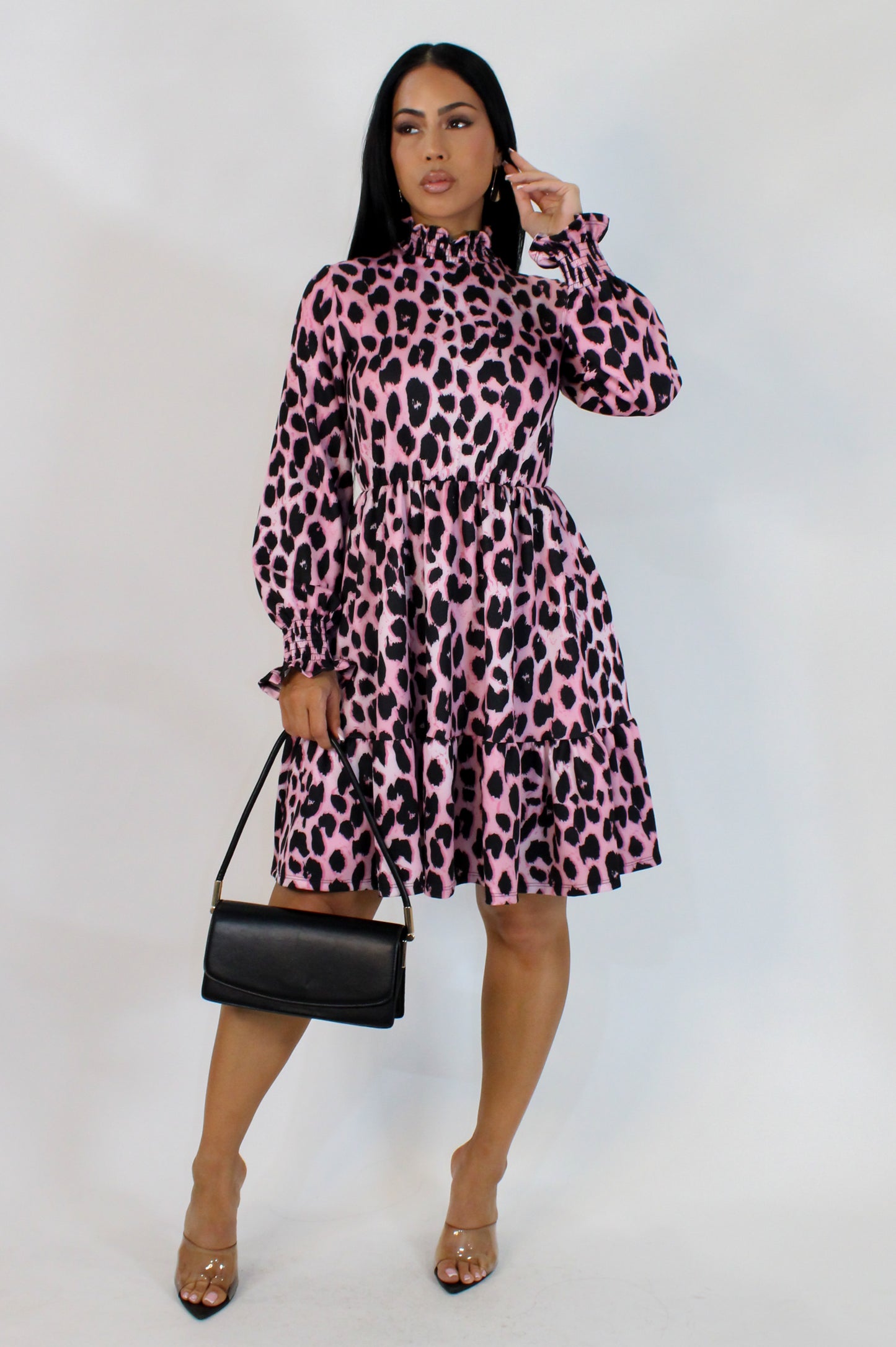Savage And Gracefully Dress - Pink