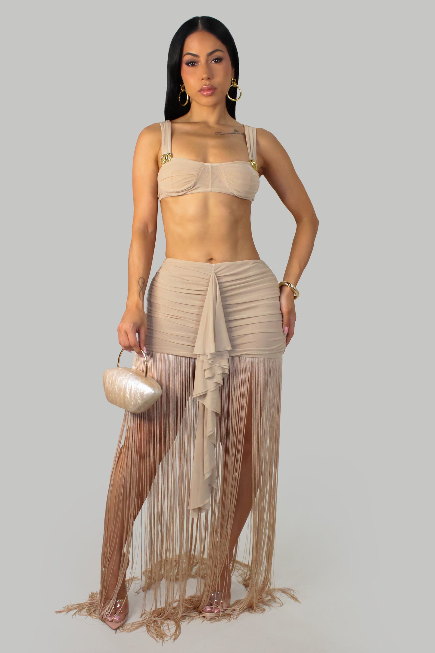 Pleasure Encounter Dress - Taupe