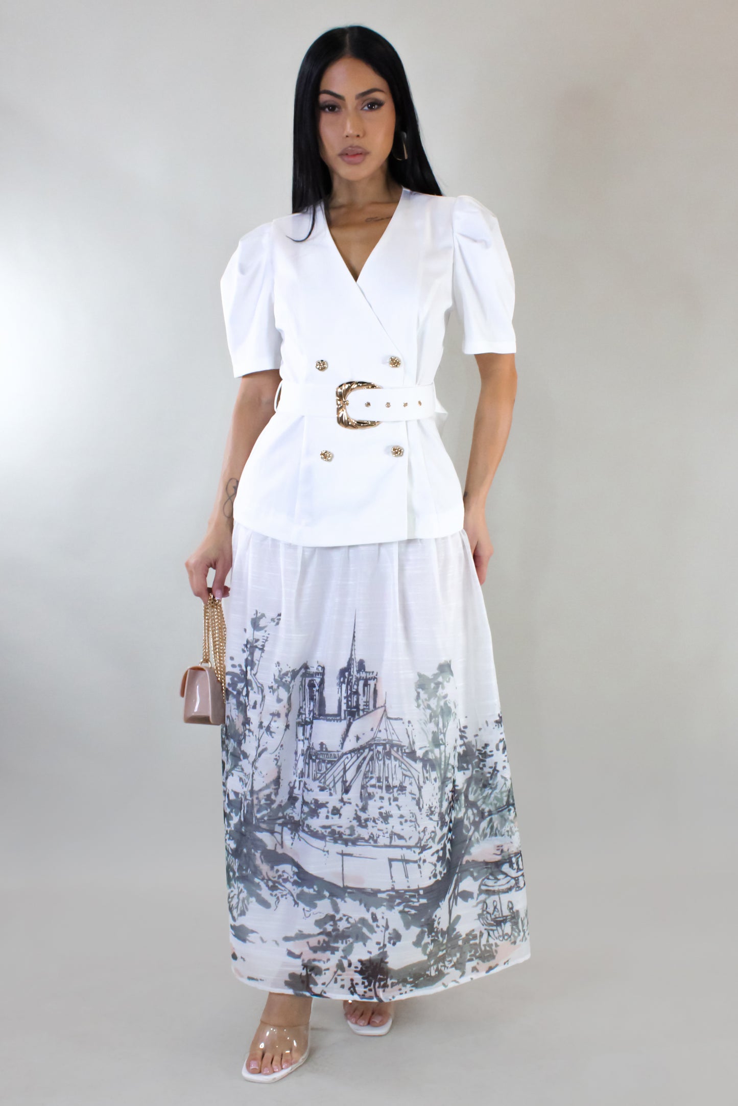 Dream Rush Maxi Dress - White