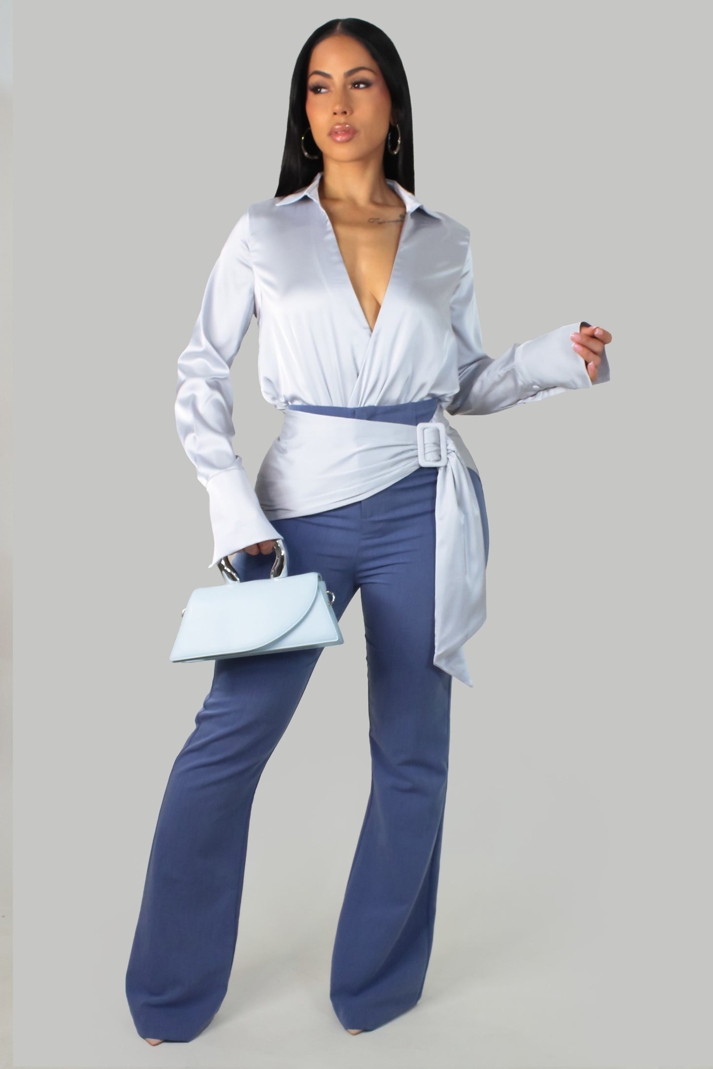 Afternoon Parade  Pant Set - Blue
