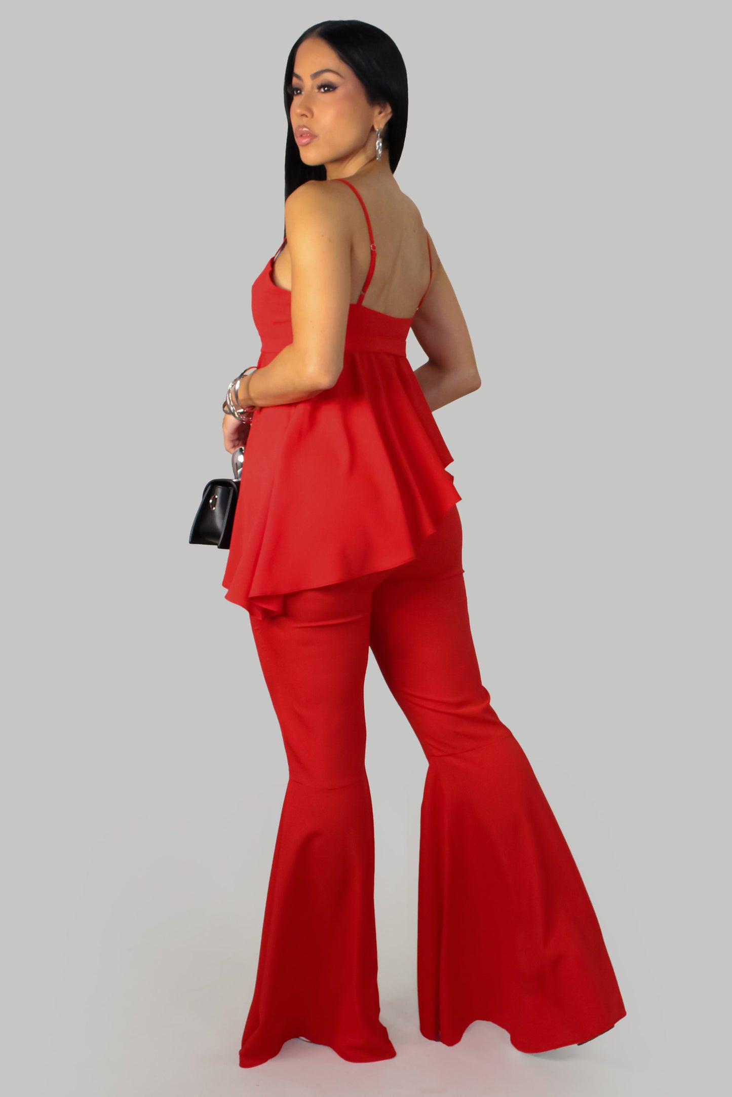 Looking For Fun Pant Set - Red