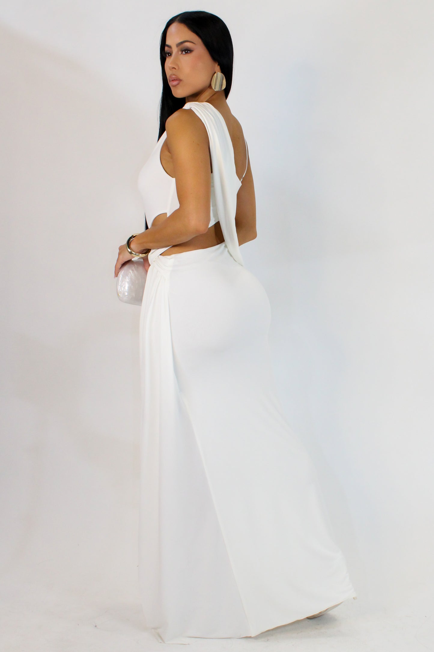 Let It Be Maxi Dress - White