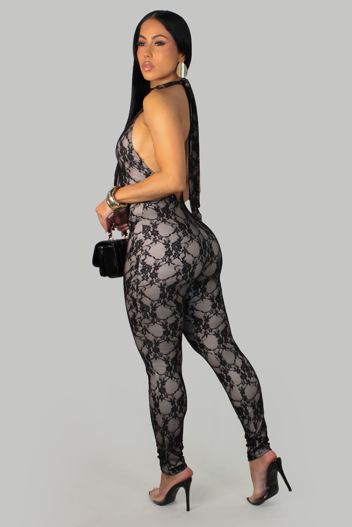 BabyDoll  Jumpsuit - Black