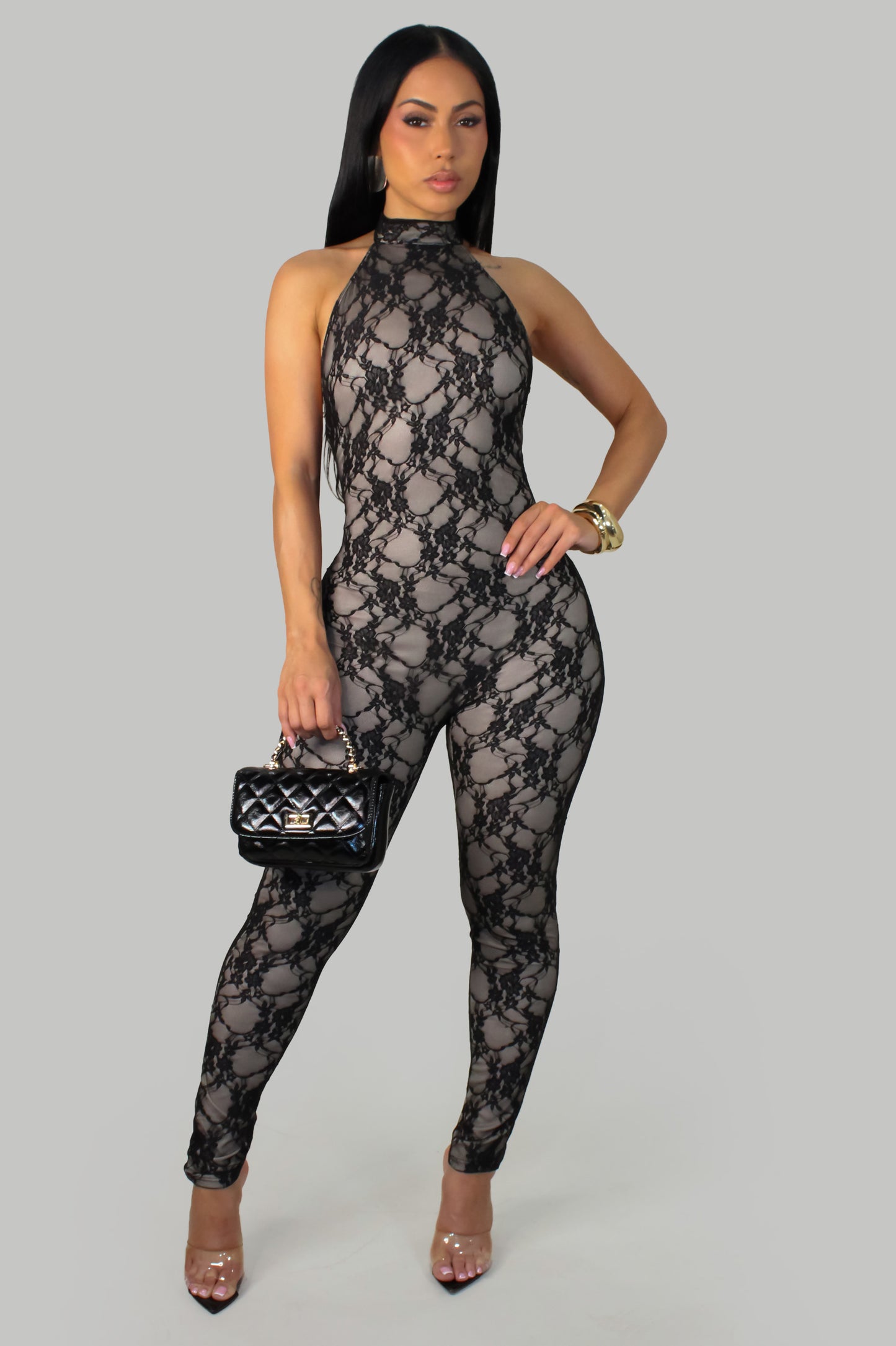 BabyDoll  Jumpsuit - Black