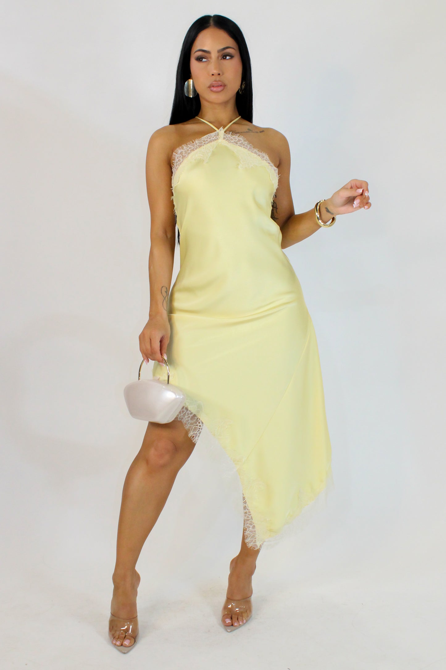 Bellini Midi Dress - Yellow