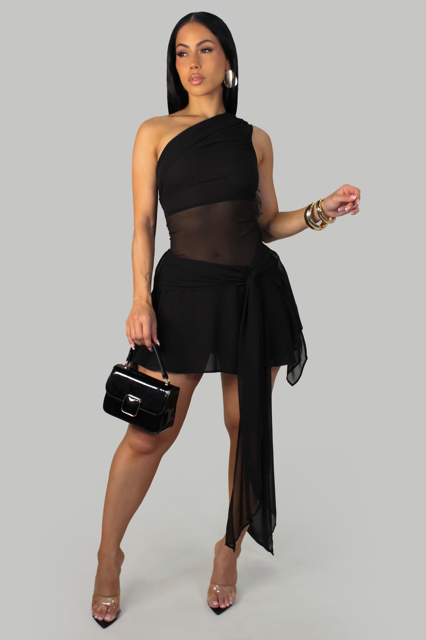 Love Involved Mini Dress - Black