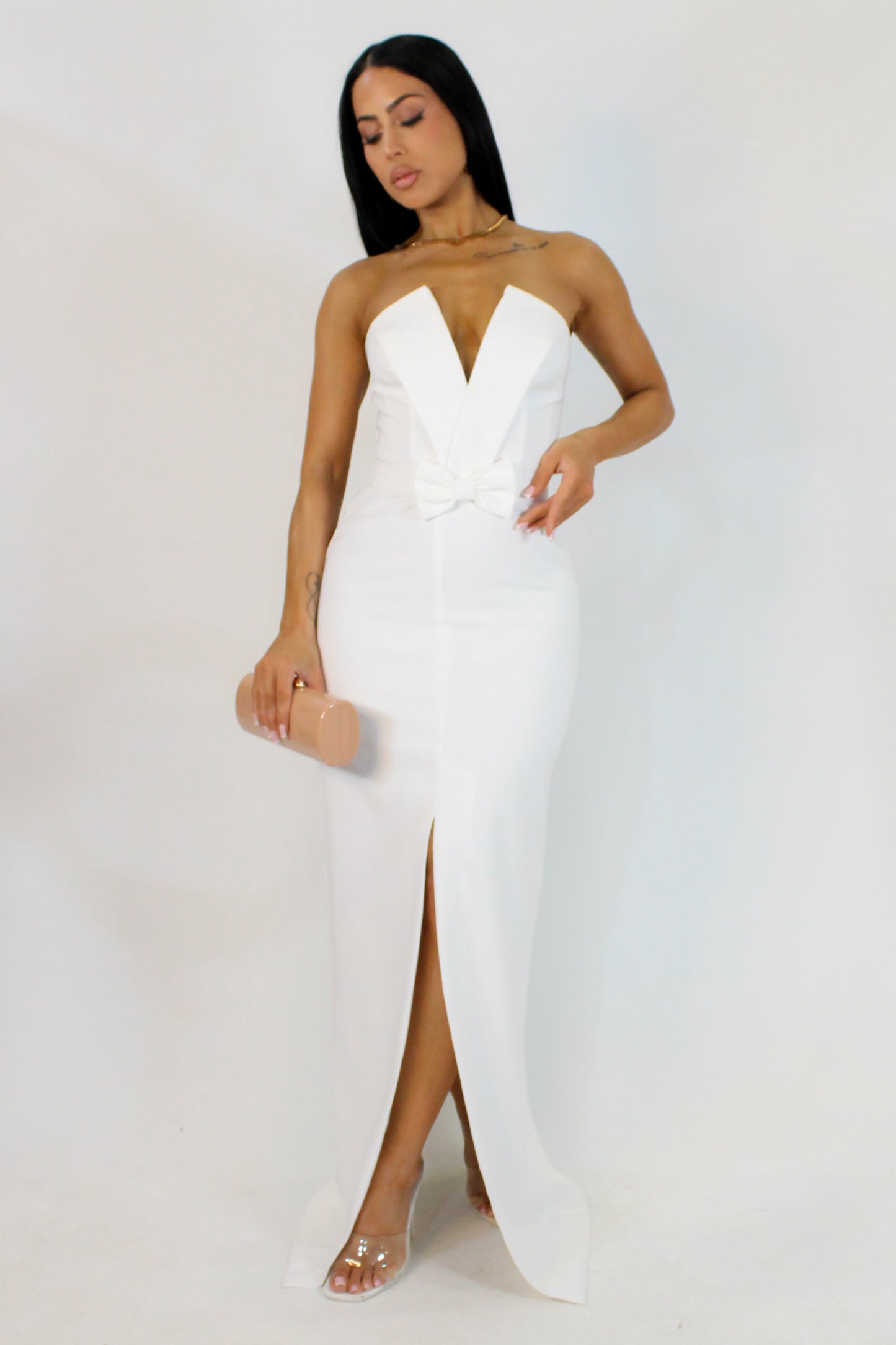 Impress Me Maxi Dress - White