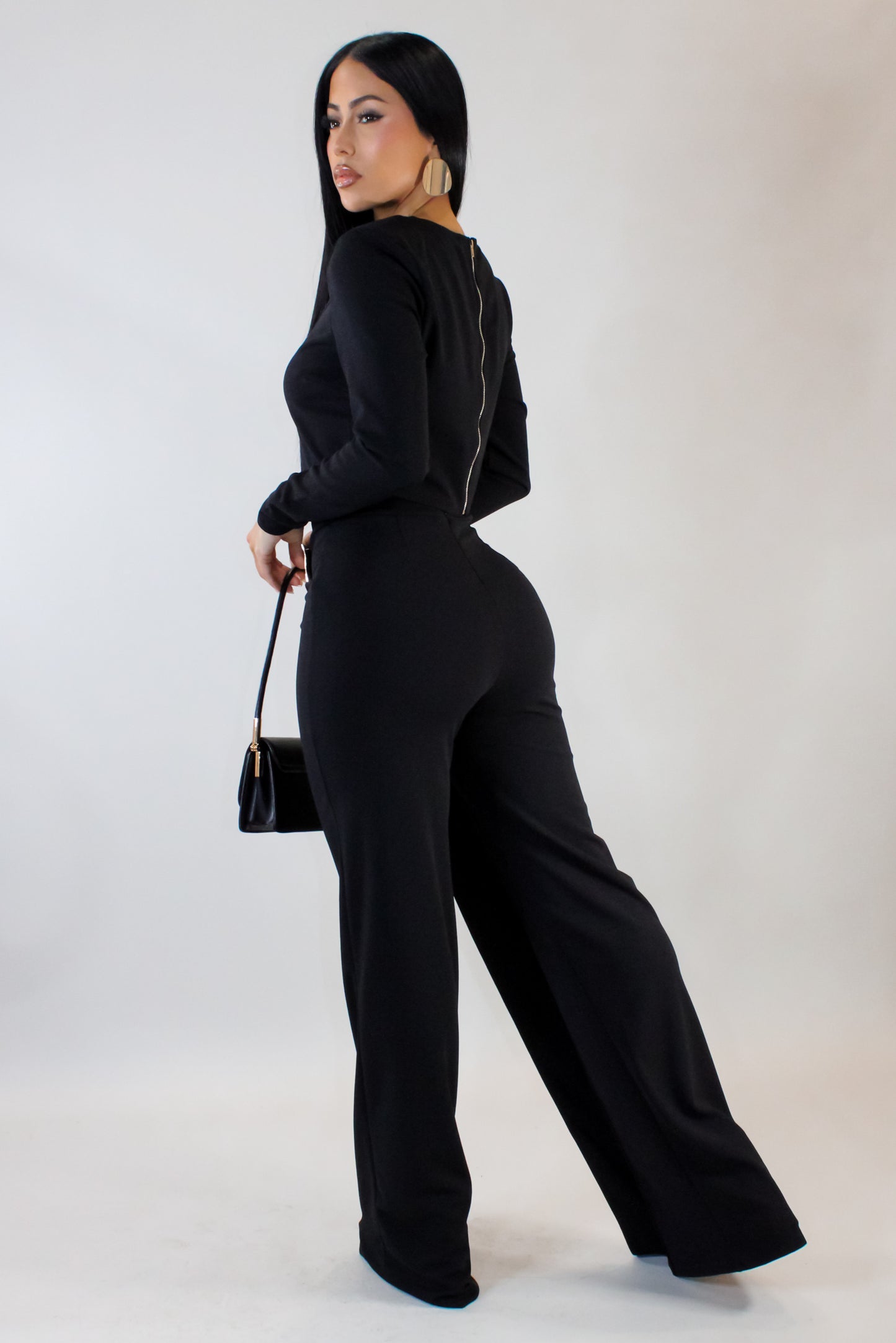 Cheers To Us Pant Set - Black