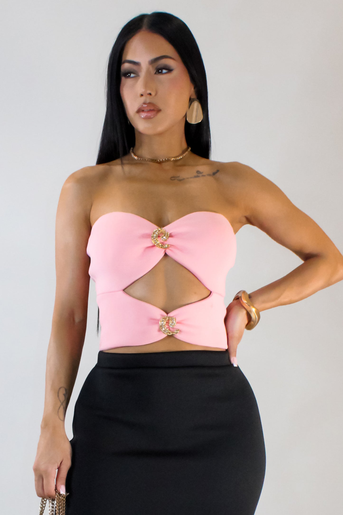 So Into You Crop Top - Pink