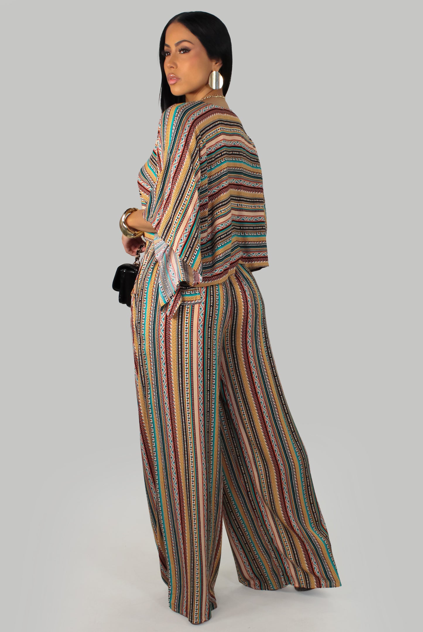 Sunset On Boise Pant Set -Multi
