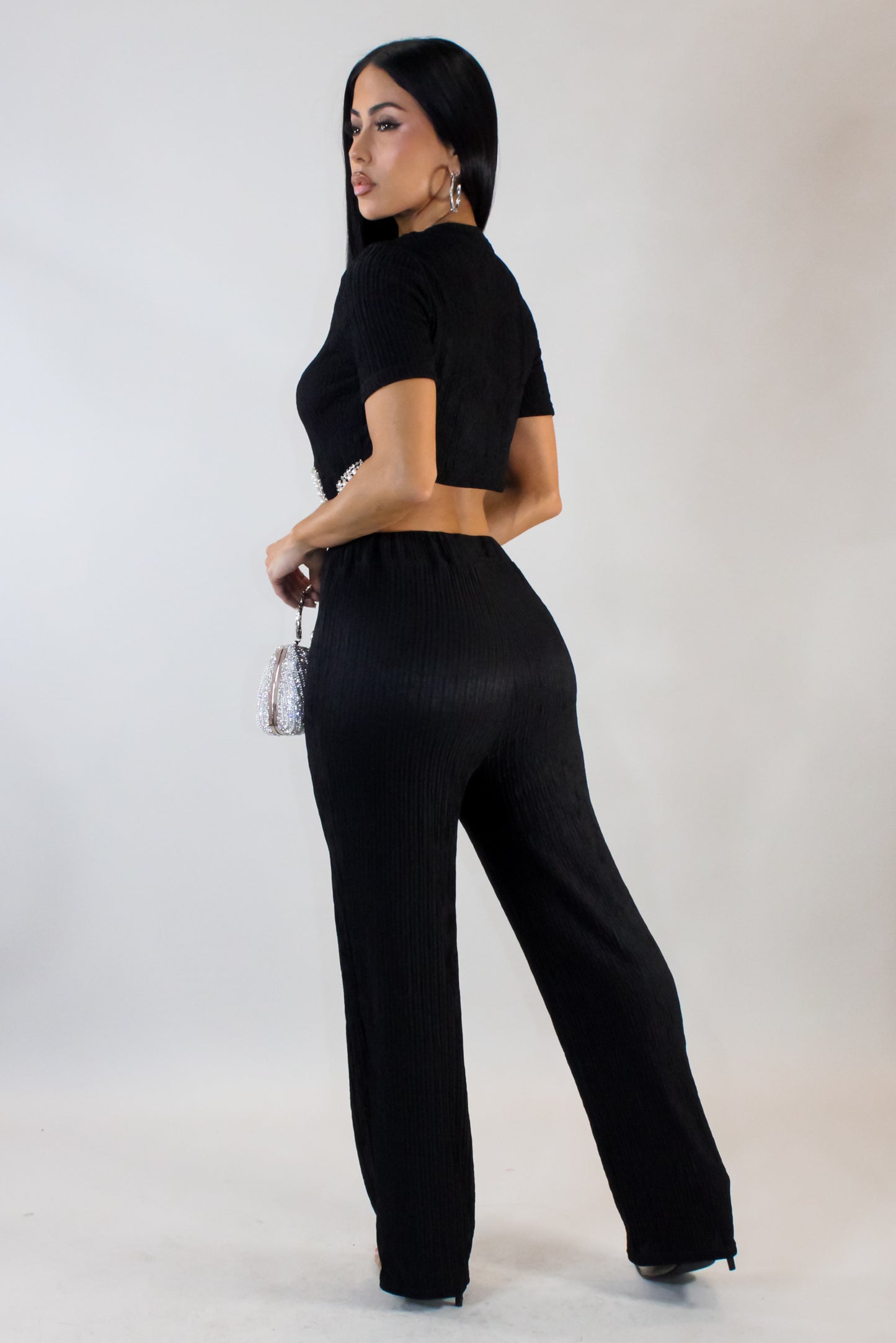 High Demand Pant Set - Black