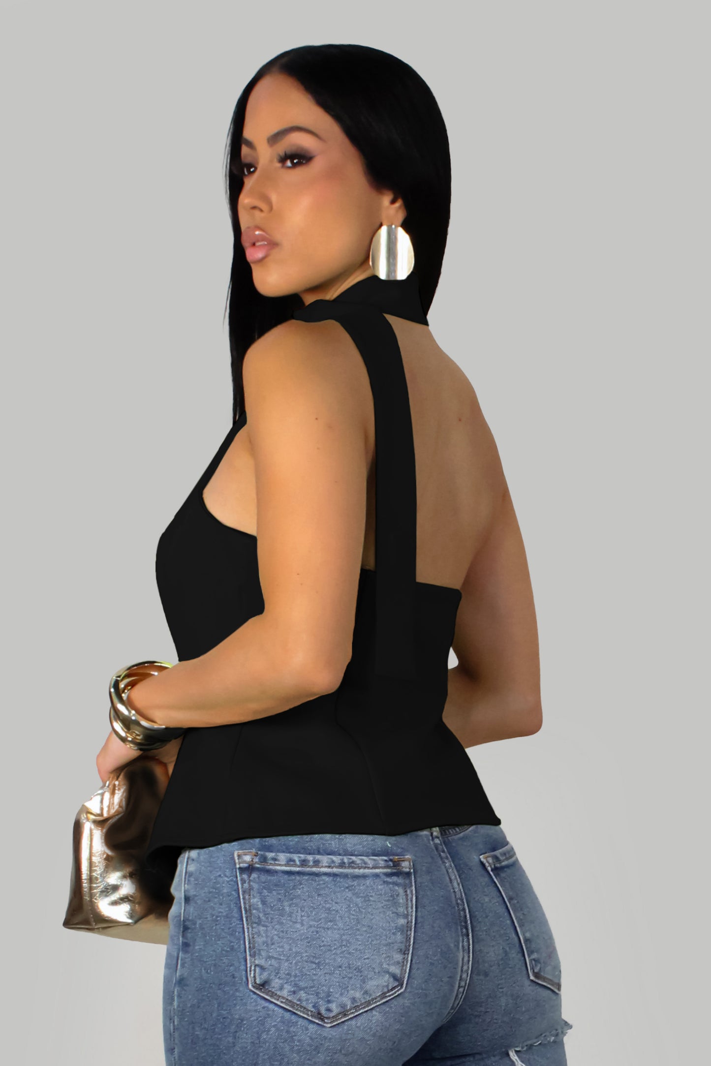 June's Top - Black