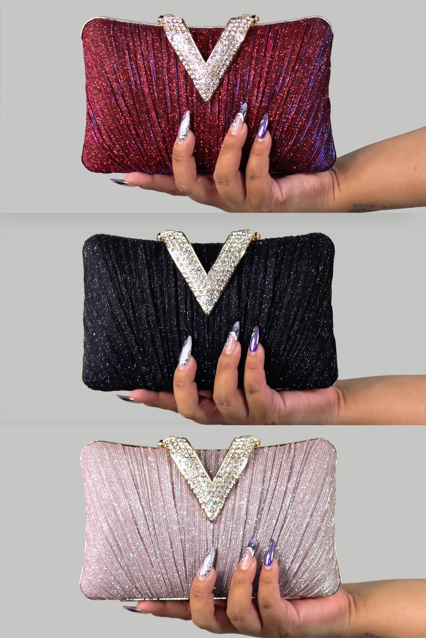 Venu's Purse -Navy