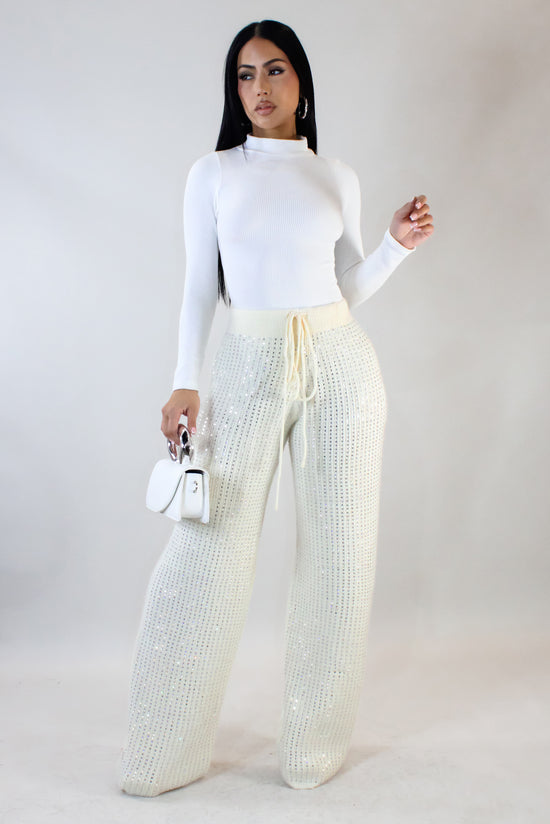 Azia Sweatpants - White