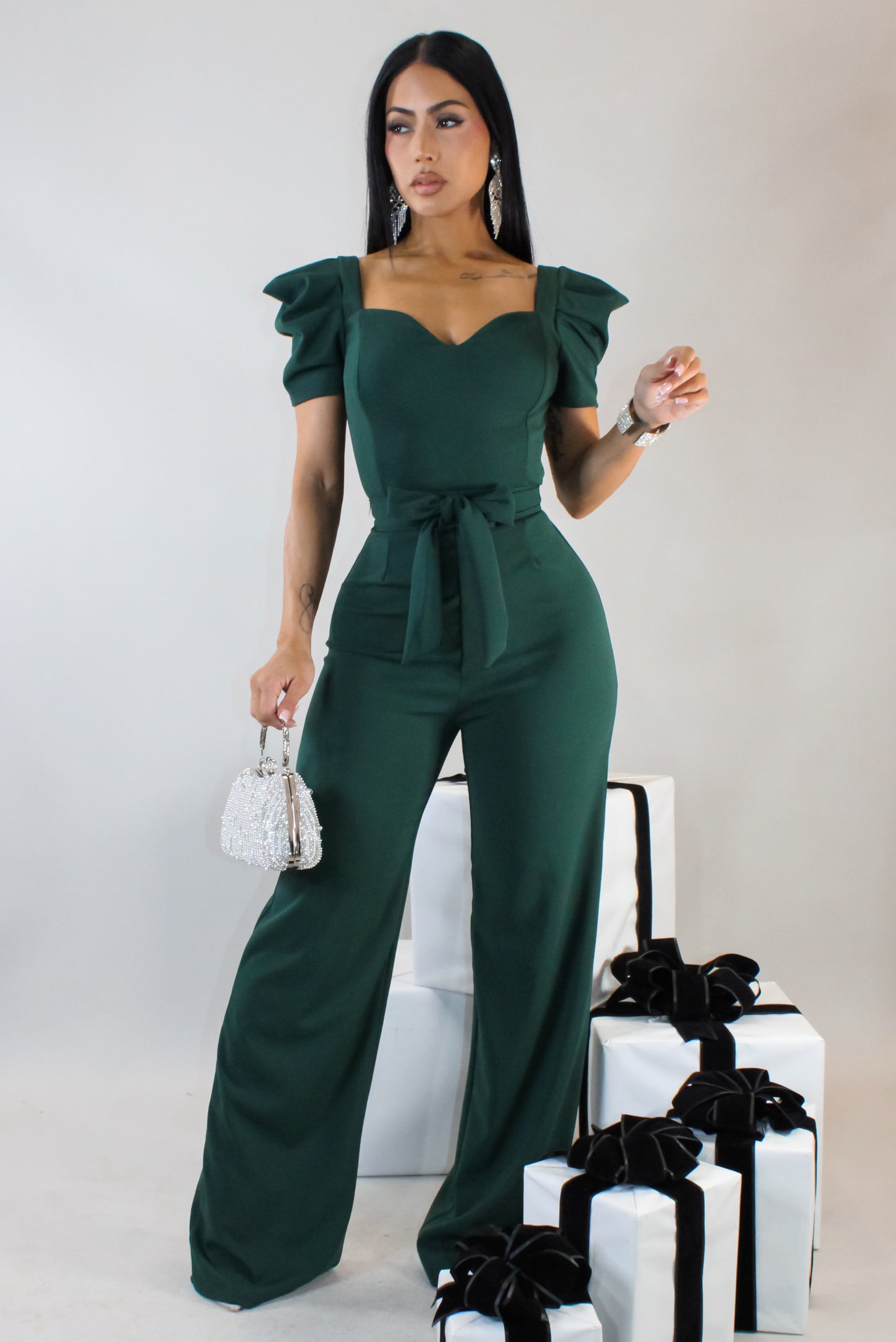 The Boss Jumpsuit - Green
