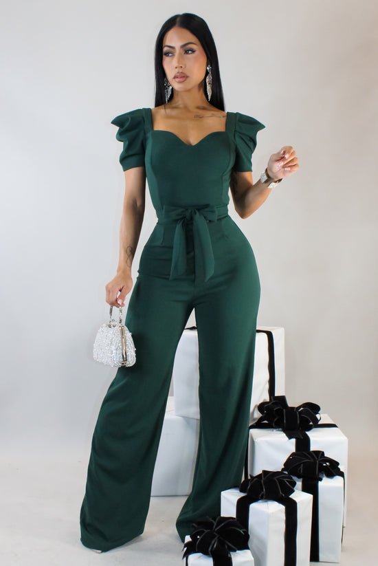 The Boss Jumpsuit - Green