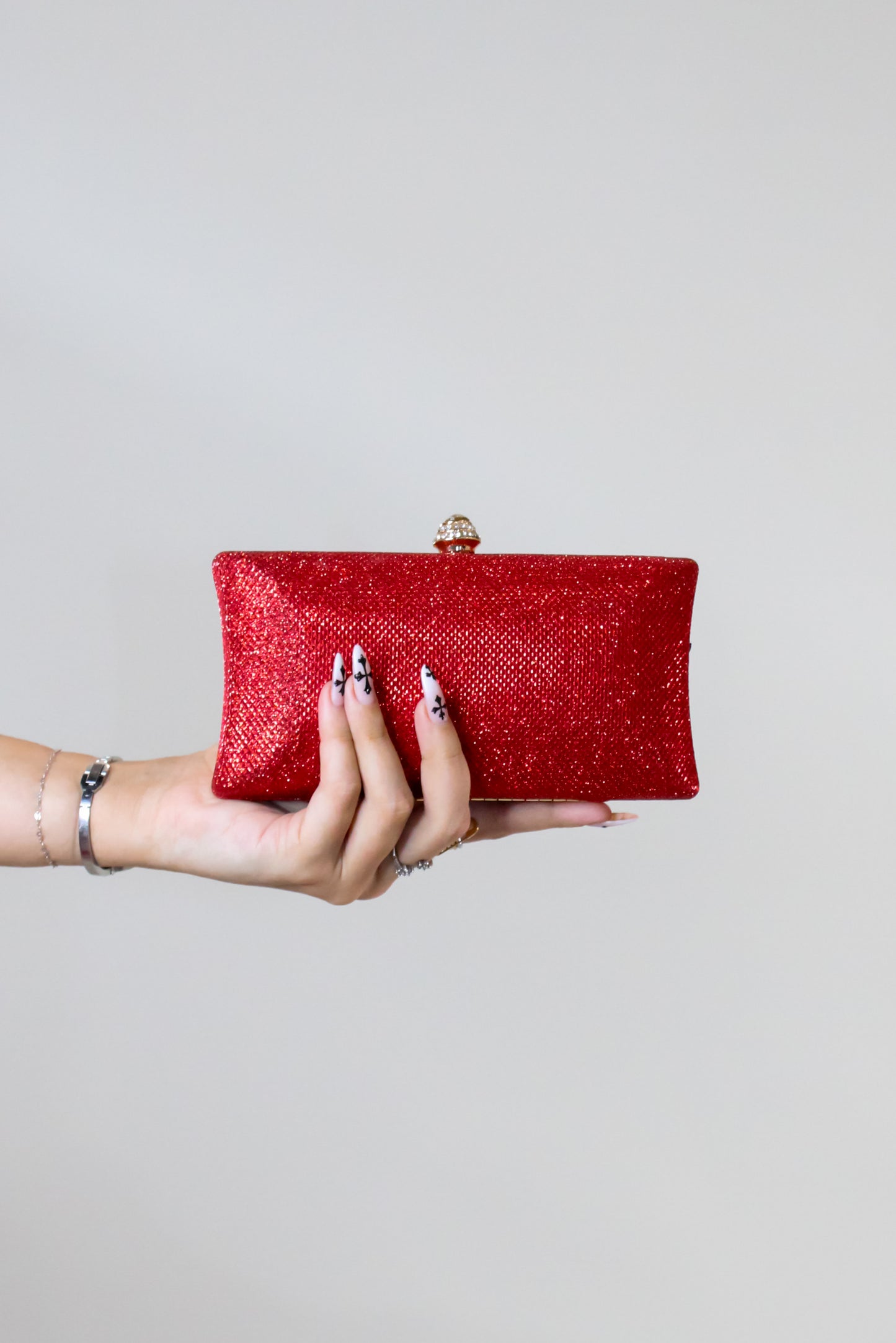 Keep Shinning Purse - Silver - Gold - Red - Navy
