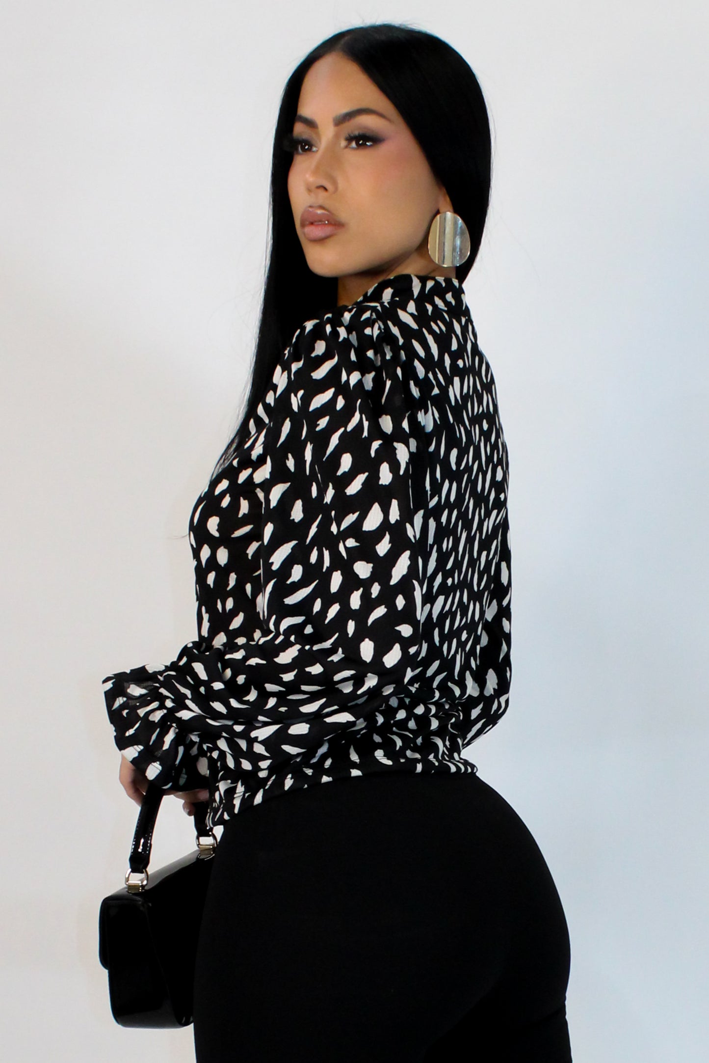 Jan's Top Blouse - Black