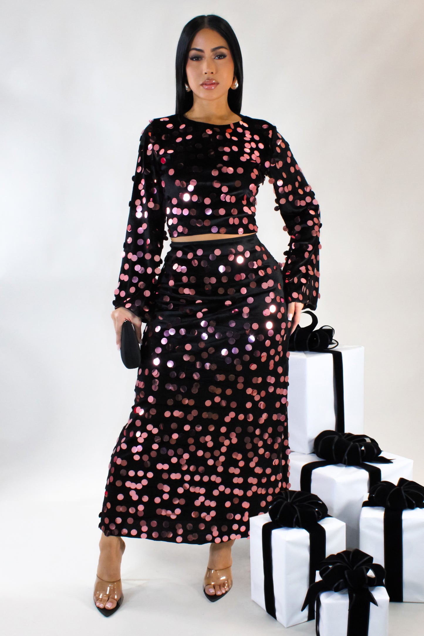 City Of Dreams Skirt Set - Pink