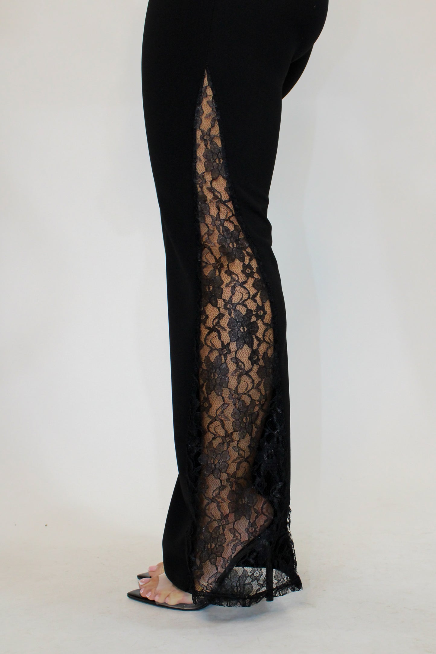 Brocade Pants - Black