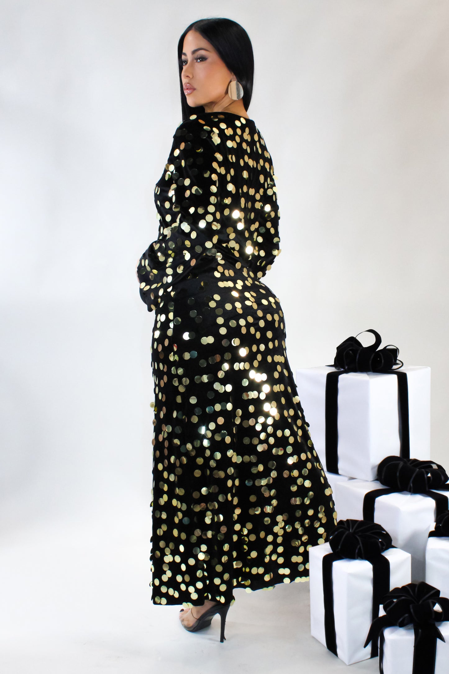 City Of Dreams Skirt Set - Gold