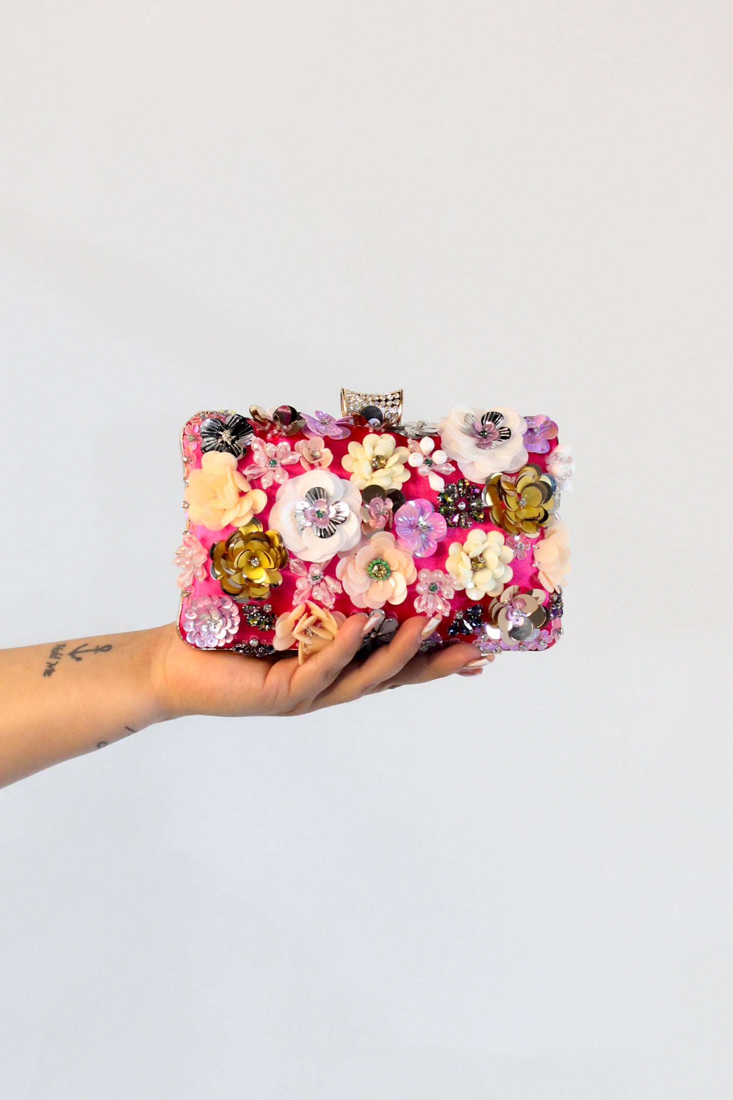 Ethienne Purse - Silver-Rose-Black-Gold