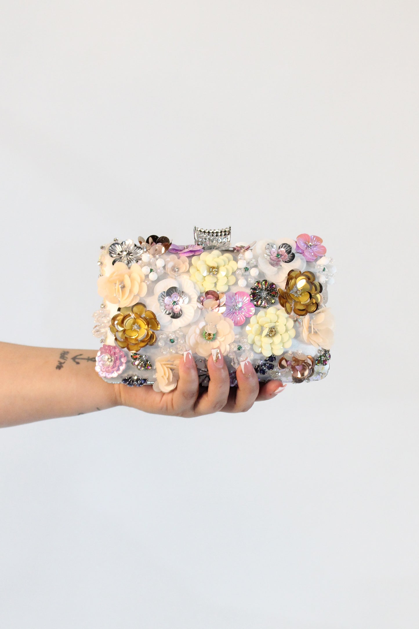 Ethienne Purse - Silver-Rose-Black-Gold