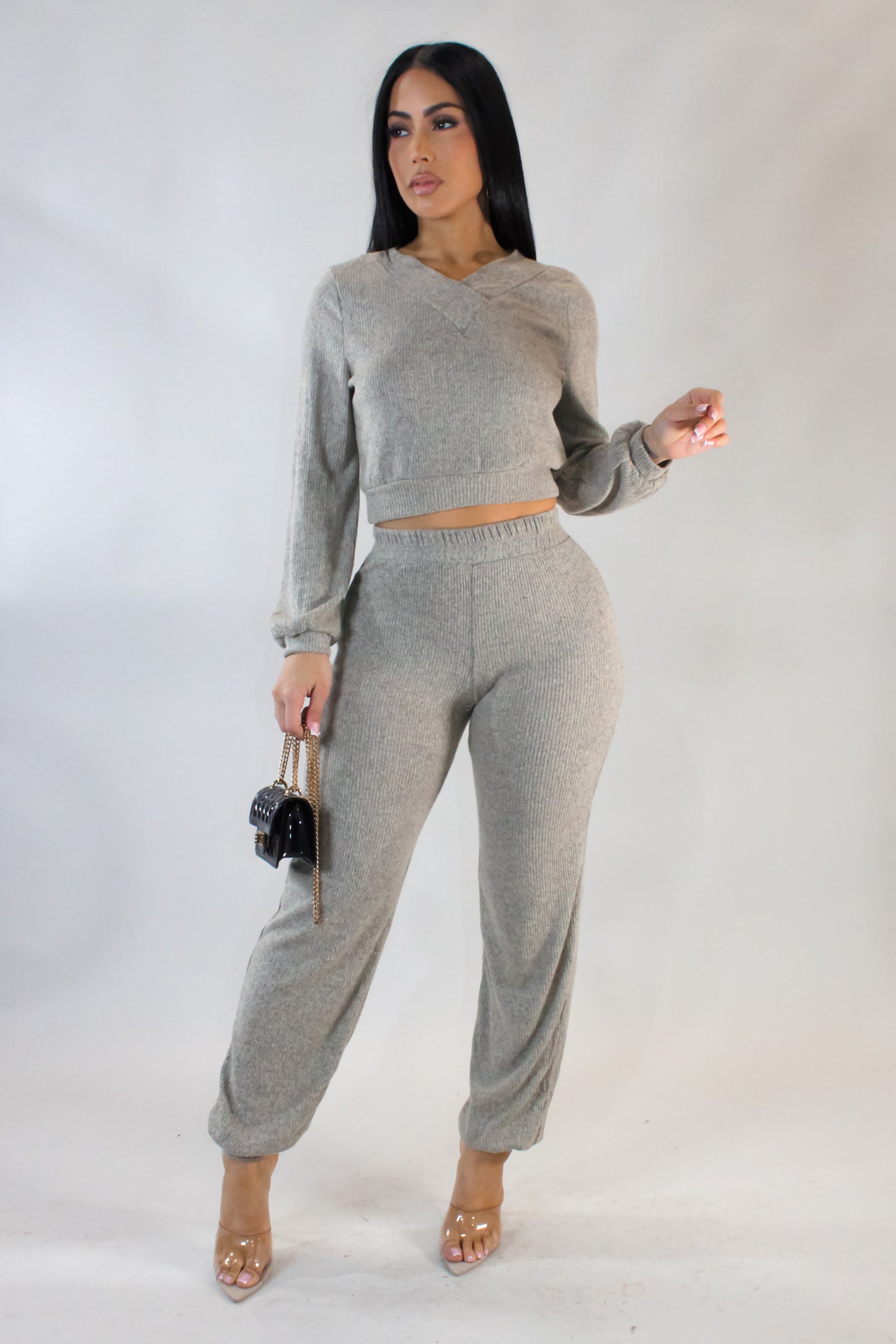 In Motion Pant Set - Cream