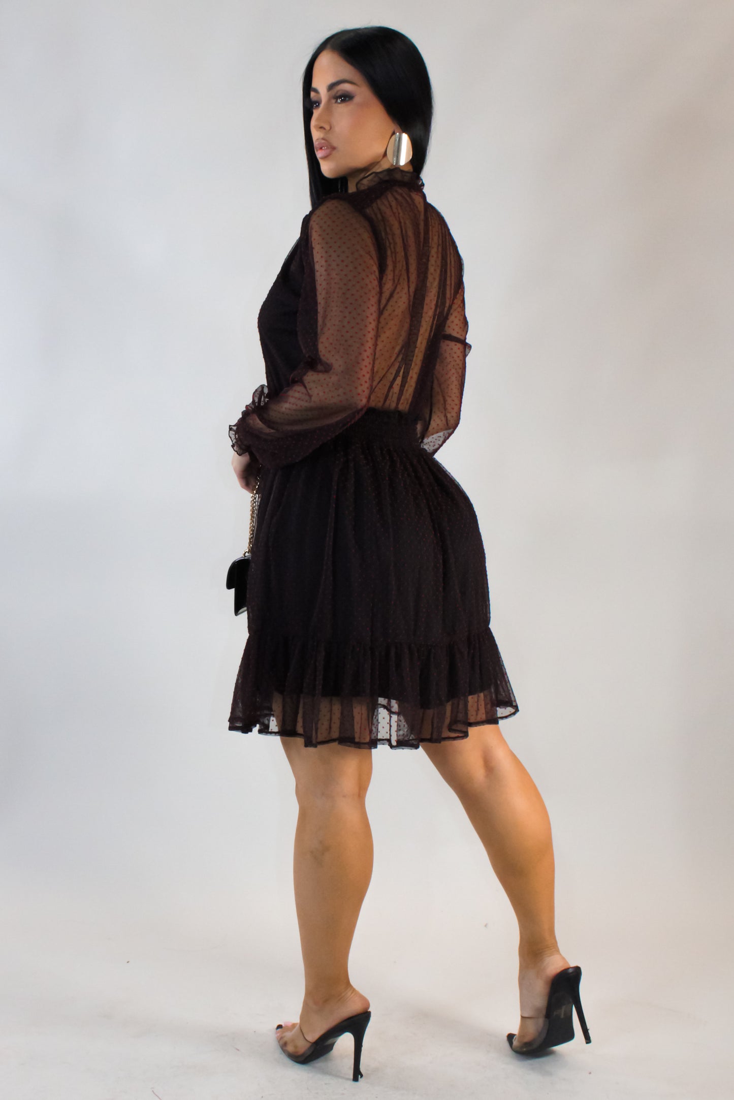 See Me Mini Dress - Black